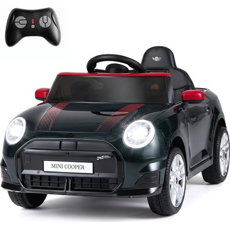 COSTWAY 12V BMW Voiture Électrique Enfant avec Télécommande 2,4G (Noir)