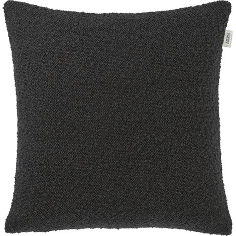 SCHÖNER WOHNEN Zierkissenhülle ohne Füllung BAY - 1 Stück 43x43 cm, Schwarz