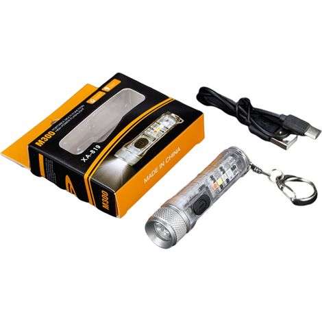 Lampe Torche Portative Rechargeable Mini LED pour Extérieur, Poche et Randonnée - Compacte et Puissante (1/5)