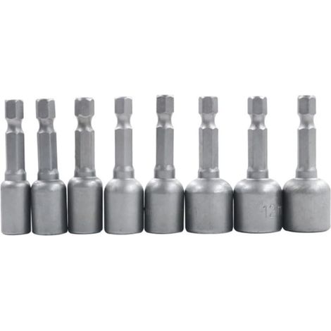 13 mm Steckschlüsselsatz mit 1 4 Zoll Sechskantschaft Chrom