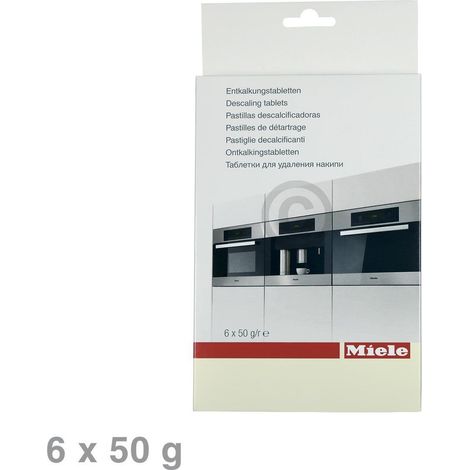 Miele Entkalkungstabletten für Kaffeemaschinen, KRUPS Entkalker Wasserkocher, 6 Stk.