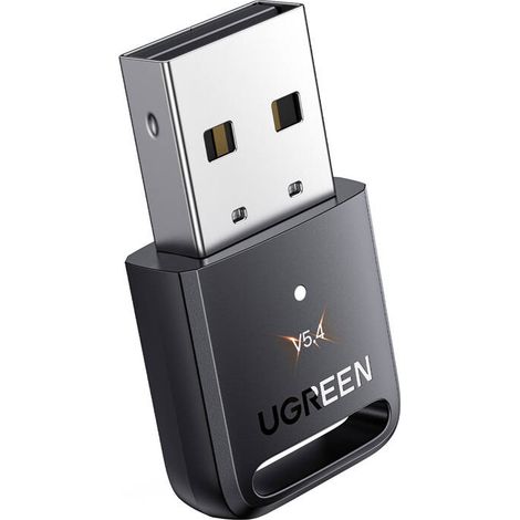 Adaptador/receptor Bluetooth 5.4 USB Ugreen CM748, alcance de 20 m (negro)