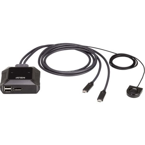Conmutador KVM ATEN US3312-AT negro (1/2)