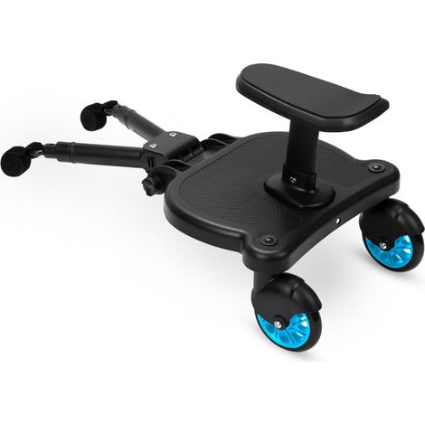 SWANEW Pedale per carrozzina Pedale ausiliario per passeggino con sedile fino a 25 kg Blu (1/5)