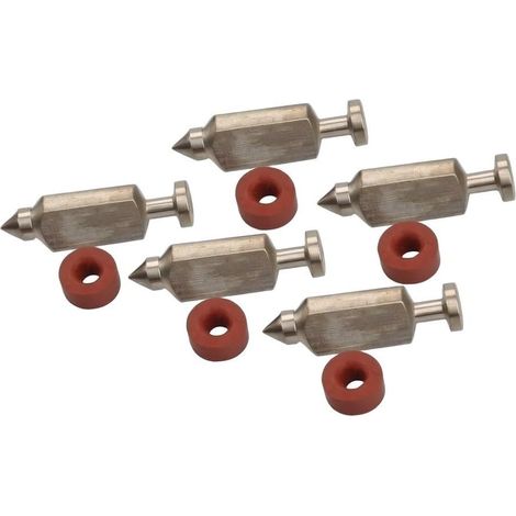 Kit d'outils de réglage de carburateur pour moteur à 2 cycles – Kit de tournevis à poignée carrée pour tronçonneuse, souffleur de feuilles, débroussailleuse – 12 pièces (1/5)