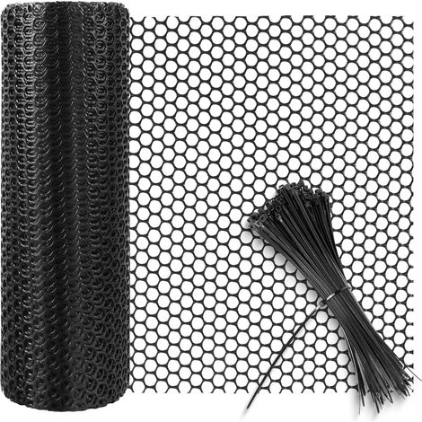 10m Plastic Fence for Cats, Dogs, Poultry Farming, Garden, Balcony, Plastic Wire Mesh for Home and Gardening Decoration (1/5)