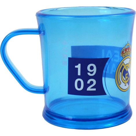 Taza Translucida Azul Real Madrid
