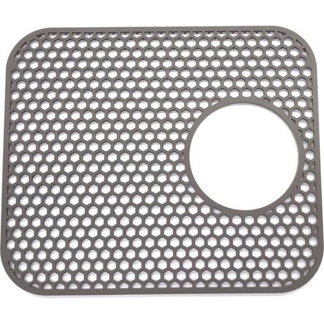 Silicone Sink Mat, Silicone Kitchen Sink Protector Mat, Sink Protector Mat, 34x29cm, for Kitchen Floor, Stainless Steel and Porcelain Sink (1/5)