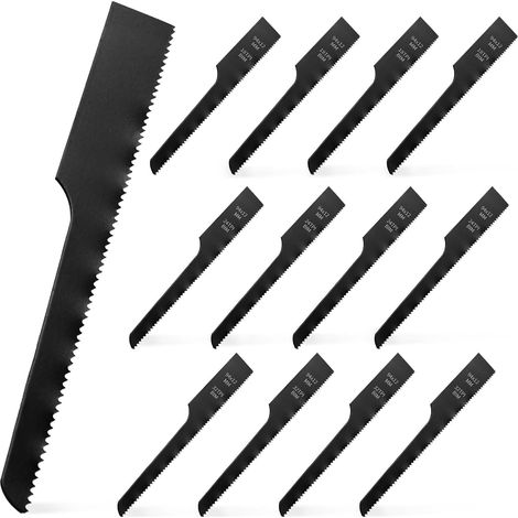 12pcs Replacement Air Saw Blades 4x18T 4x24T 4x32T Pneumatic Body Saw Replacement Blades for Cutting Steel Pneumatic Cutting Tools Aluminum Black (1/5)