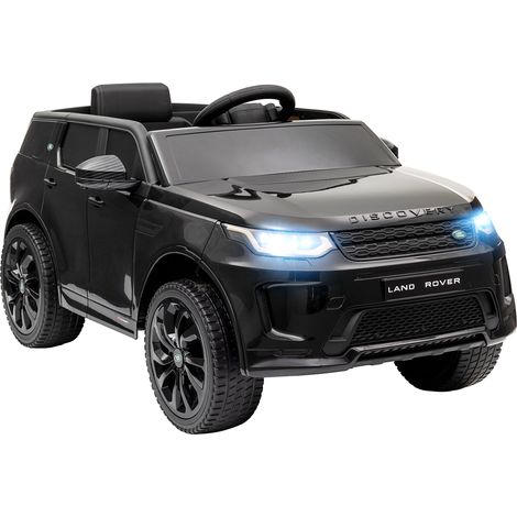 Licensed Land Rover Discovery Sport, 12V Kids Ride on Car w/ Remote Control, Lights, Music, Horn, for 3-6 Years, Black