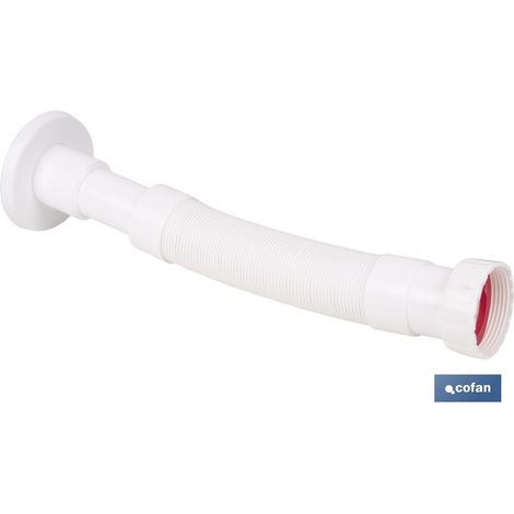 Flexibler weißer PP-Rohr für Abfluss 32 mm (1/4)