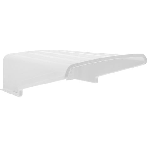 Protection Qui Ne Gêne Pas Le Champ de Vision pour Caméra Extérieure Anti-Pluie en Plastique Blanc Robuste, Pare-Soleil Discret pour Usage Extérieur (1/5)