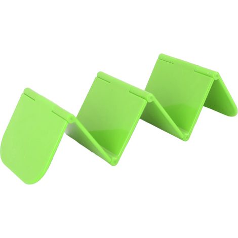 Support à tacos stable, compatible lave-vaisselle et micro-ondes, vert gazon, idéal pour restaurants, cuisines et fêtes. (1/5)