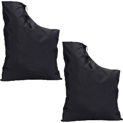 2 Pièces Sac de souffleur, Cordon de serrage, Fermeture éclair base, Tissu Oxford, Nettoyage jardin (1/5)