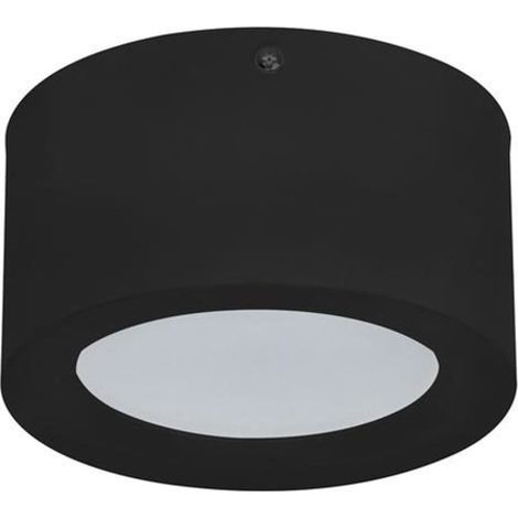 Plafonnier LED rond noir 10W 4200K – Éclairage homogène sans éblouissement – Angle de faisceau 100° – Installation rapide sur tous supports – Horoz Electric