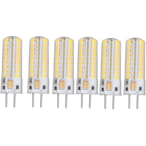 Ampoules LED GY6.35 7W 12V AC/DC – Lot de 6, 700lm, Lumière Chaude 2700-3000K, 360°, pour Plafonniers et Suspensions (1/5)