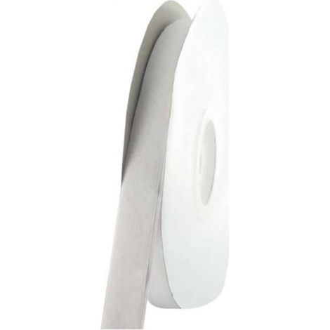 Nastro adesivo a strappo con velcro 25mm x 1m - bianco
