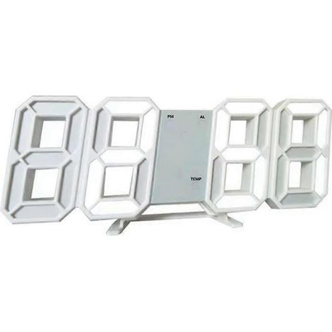 Horloge murale numérique, montre de bureau, horloge électronique, décoration de chambre, horloge de bureau d'intérieur, horloge de salon (1/5)