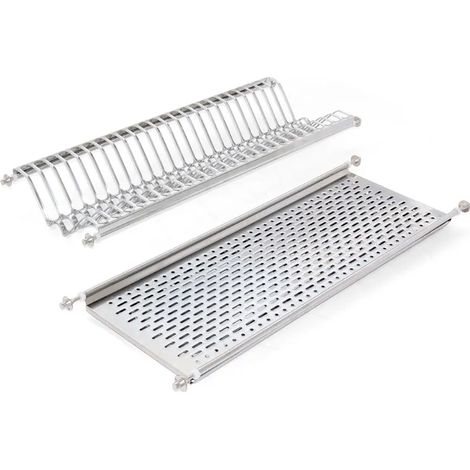 SCOLAPIATTI INOX PER MODULO PENSILE PER MODULO PENSILE MM. 500 L= MM. 435-470 (1/2)