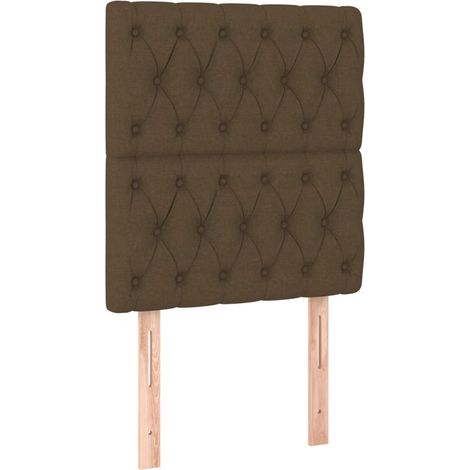 Maison Exclusive - Cabecero de cama marrón oscuro 80x7x118/128 cm (1/5)