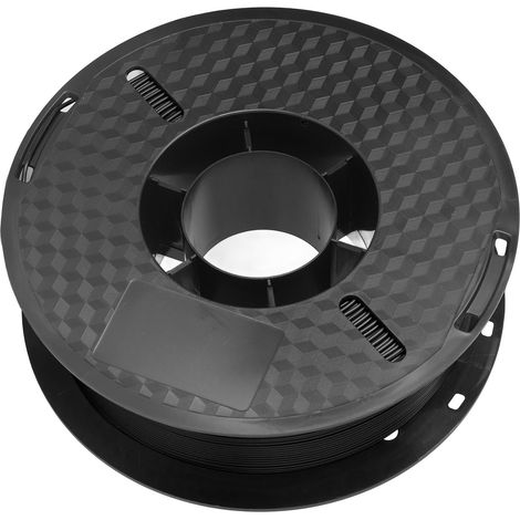 Filament PLA 1.75mm 1kg Noir - Consommable Imprimante 3D Écologique, Sans Fumée ni Odeur, Bobine de Filament 3D de Qualité Supérieure (1/5)