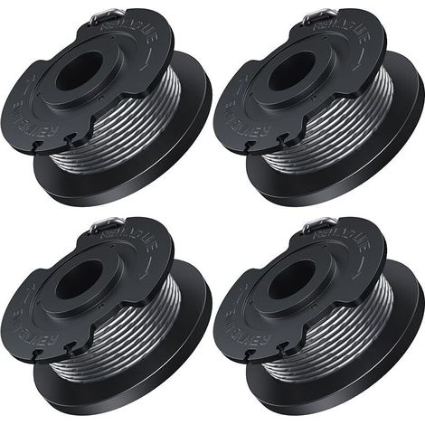 Hilo para desbrozadora de 1,6 mm de diámetro y 5 m de longitud, compatible con Bosch, apto para desbrozadoras inalámbricas EasyGrassCut. Contiene 4 carretes para desbrozadora (F016800569).