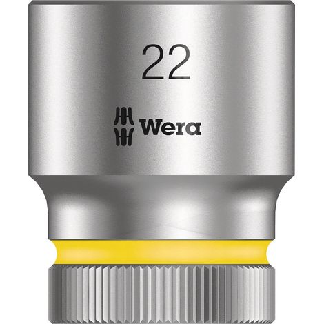 Wera, 8790 HMC Bussola per cricchetto Zyklop con attacco da 1/2", 22.0 mm (1/3)