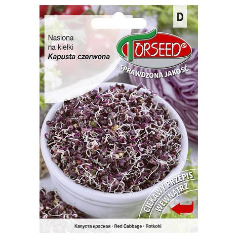 Cavolo rosso, semi germogliati 50 g - Torseed