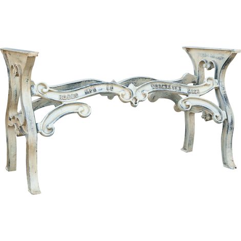 Garden table leg base Solid iron and cast iron structure, ideal for indoors and outdoors. Stone, marble, glass, wood tops (1/5)