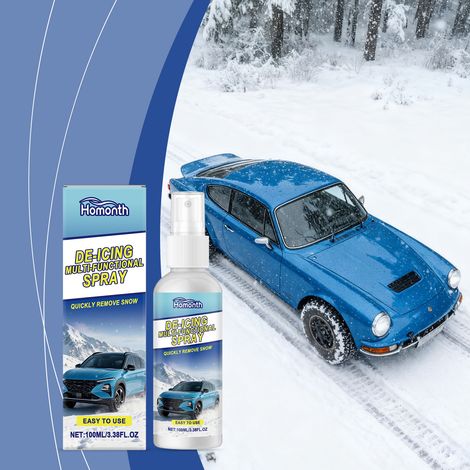 Auto-Enteisungsspray, speziell für Autoscheiben entwickelt, schmilzt Eis schnell und schonend, ohne das Glas zu beschädigen – sicher und praktisch – 100 ml -- BIEMMEDUE (1/5)