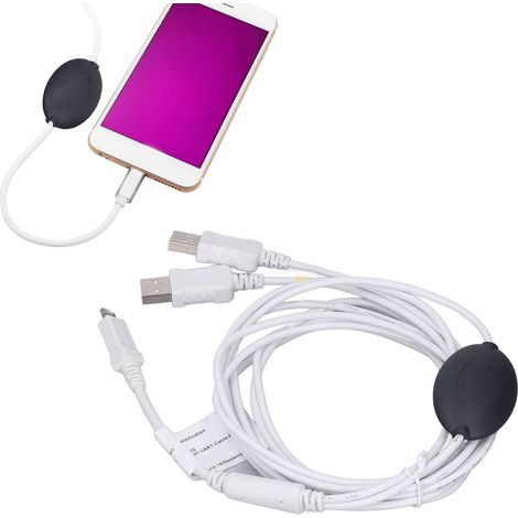 DCSD-Flashkabel für elektronische Geräte, Echtzeiterkennung, Ein-Klick-Flashfunktion, Originalkabel kompatibel mit Apple 6S-X, schwarz (1/5)