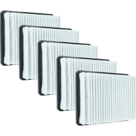 vhbw 5x Filter Replacement for Tennant 1037822 for Carpet Sweeper, Floor Scrubber - Air Filter, Spare Filter