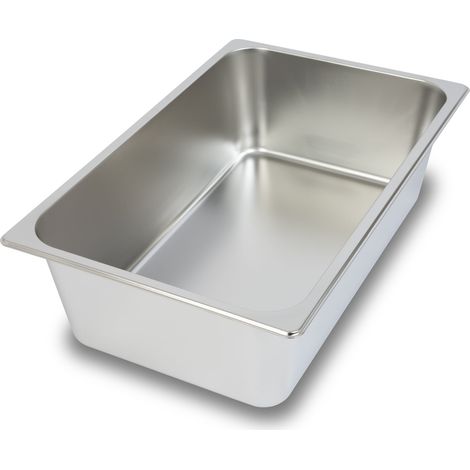 VERTES Recipiente GN 1/1 Gastro Norm Gastronorm (Acero inoxidable, 150 mm de profundidad, higiénico, inoxidable, resistente a los arañazos, resistente a temperaturas de -40° a +300°C, para baño maría)