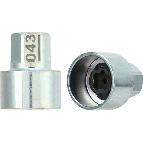 Clé antivol de roue, douille de remplacement pour écrou de roue, compatible avec les modèles 1, 3, 5, 6 et 7 (X1, X2, X3, X4, X5, X6, Z4, 043) (1/5)