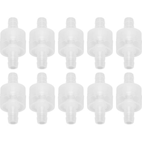 Clapet Anti-Retour 1 Sens Transparent 8mm avec Ressort pour Système Hydraulique Industriel (1/5)