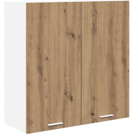 Mueble colgante con puerta Roble artesanal 80 x 31 x 80 cm vidaXL