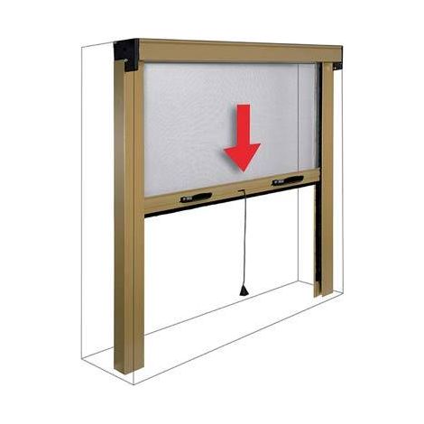 Vertikales weißes Moskitonetz cm 80 x 170 h