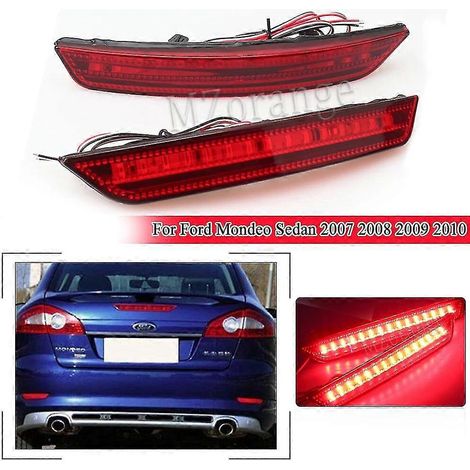 Feu stop/antibrouillard arrière à LED intégré au pare-chocs pour Ford Mondeo Berline 2007-2010 - Accessoires auto (1/5)