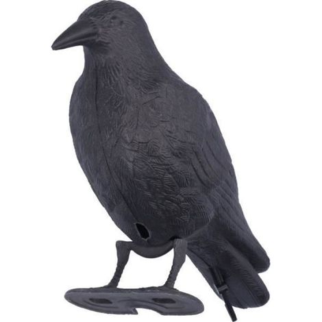Appât Corbeau - Statue Simulation Plastique Imperméable - Pour Jardin Extérieur Potager Cour Parc - 1 Pièce (1/4)
