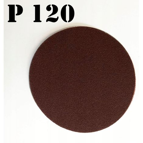 Disques abrasifs Modeco p120 125 mm autocollants 50 pièces