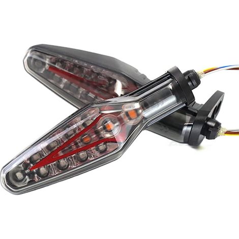 Lot de 2 feux arrière clignotants à LED pour moto BMW R1250GS M1000RR S1000RR S1000XR S1000R CE 04 S 1000 RR XR