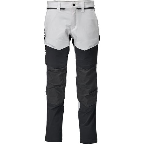 Pantalon de travail avec poches genouillères MASCOT Customized - 22379-311-Blanc-39-82