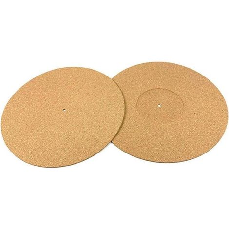 Tapis de plateau de platine vinyle en liège 12 pouces, anti-vibrations et antistatique, multicolore