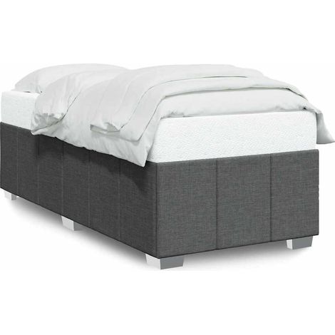 Maison Exclusive - Giroletto senza Materasso Grigio Scuro 100x200 cm Tessuto (1/5)