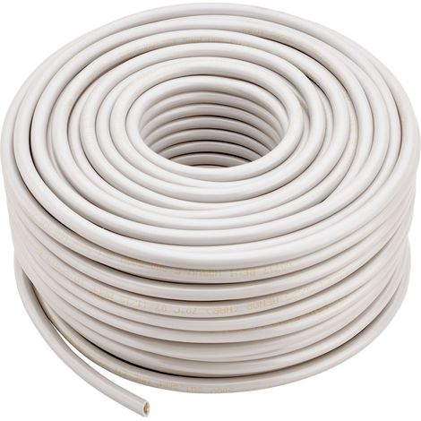 DEBFLEX  - COURONNE DE CABLE HO5VV-F 3G1.5 MM² 50 M BLANC - 146511