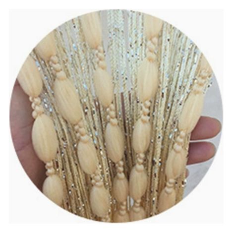 Rideau Fils Scintillant - 100 x 200 cm - Décoration Murale Fenêtre Porte - Pour Mariage Fête Studio Intérieur - 1 Pièce