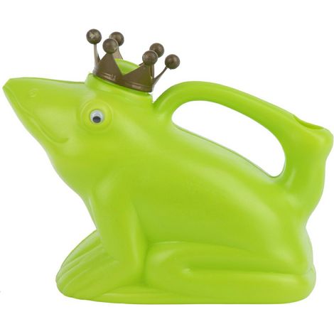 Annaffiatoio per bambini a forma di rana verde, 1,7 l