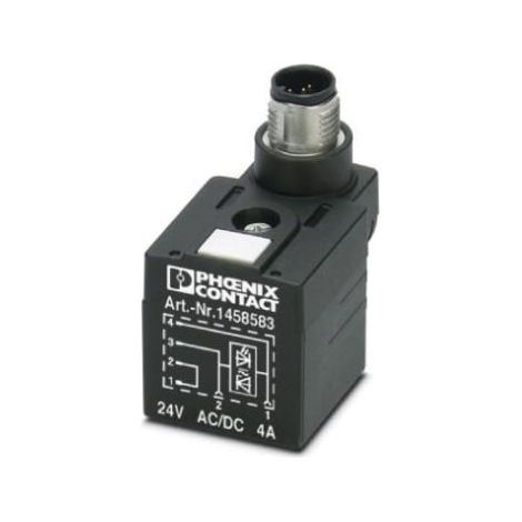 Connecteur pour électrovanne, Connecteur mâle, 4P, 24 V c.a. ( Prix pour 1 )