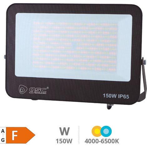 Proyector LED de aluminio 150W IP65 Negro 4000K
