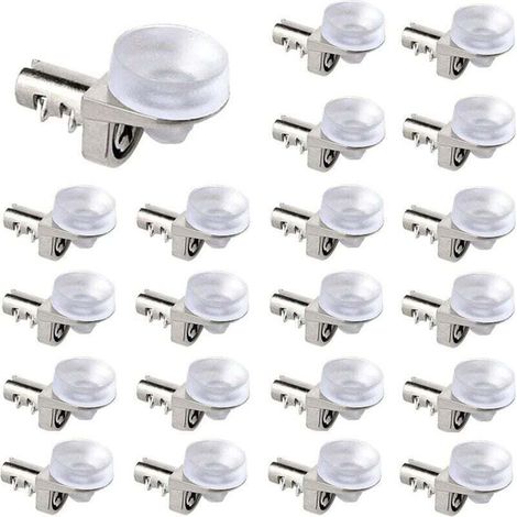 30 Pièces Cremaillere Etagere,Taquets Pour étagères Chevilles d'étagère de Placard de Remplacement,Supports D'étagères de Cuisine, Supports Pour étagère,Bibliothèque,Placard réglables (1/4)